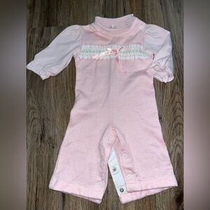 Healthtex Pink Ruffled One Piece